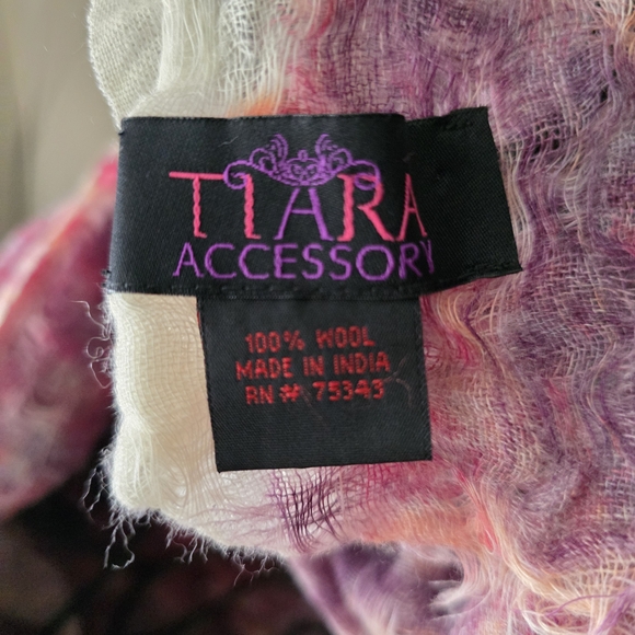 Tiara | Pink and Purple Scarf Soft & Cozy OS - Picture 2 of 9